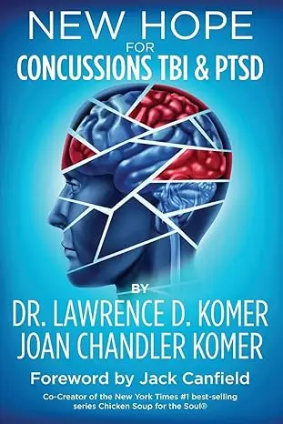 Book cover on concussions and PTSD